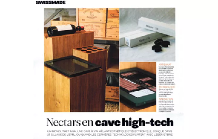 press article about our brand Mémoire du Vin